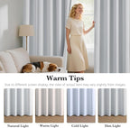 RYB HOME Short White 100% Blackout Curtains for Small Window | Thermal Insulated, Heat & UV Blocking, Total Room Darkening, Privacy, Drapes for Dining Room Theater, W62 x L63, 2 Panels - Image 6