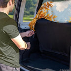 Highland Cattle Sunflower Pumpkin Print Rear Bench Towel Seat Covers, Nonslip Back Seat Cover Washable Bench Seat Covers, Wear-Resistant Car Seat Covers Protector for Dogs - Image 5