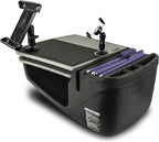 AutoExec AE-GMCD-PI-PM-TAB-GT GripMaster Car Desk for Your Vehicle Workstation and Mobile Office, Grey with 400 watt Power Inverter, Phone Mount and Tablet Mount | 400 Watt Power Inverter, Phone Mount, Tablet Mount, Vehicle Workstation and Mobile Office by AutoExec