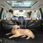 Dog Car Seat Cover for Back Seat, Hard Bottom Back Seat Extender for Dog | Back Seat Pet Cover for Dogs - Supports 400lbs, Waterproof Heavy Duty Scratch Proof, Dog Hammock for Midsize Cars/SUVs - Image 7