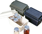 6-Piece Camping Spice Kit, BPA-Free Leakproof, Portable Seasoning Organizer for Travel by Unknown