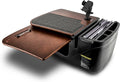 AutoExec GripMaster Car Desk for Your Vehicle Workstation and Mobile Office, Mahogany with 400 watt Power Inverter and Phone Mount by AutoExec