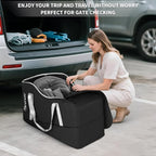 IBVIVIC Car Seat Travel Bag Compatible with UPPAbaby Aria and Mesa, Black | Infant Car Seat Travel Bag Car Seat Cover for Travel - Image 7