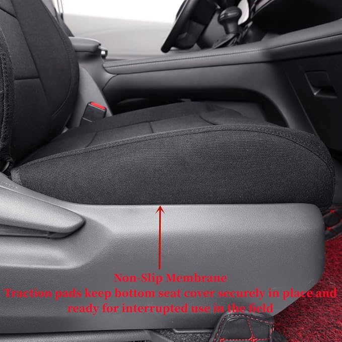 Sienna Seat Covers Custom Fit for 2021-2026 Toyota Sienna LE/XLE (8-Seater),2nd Row Bench w/Removable Seat,Breathable UV-Resistant Polyester Car Seat Protector (Full Set,Black) - Image 8