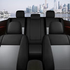 Custom Fit Seat Covers for Toyota Corolla 2014-2019 L, LE, LE Eco | Black Full Set. Premium Faux Leather, Waterproof, Airbag Compatible, easy maintenance, factory-style fit, Precision fit - Image 7