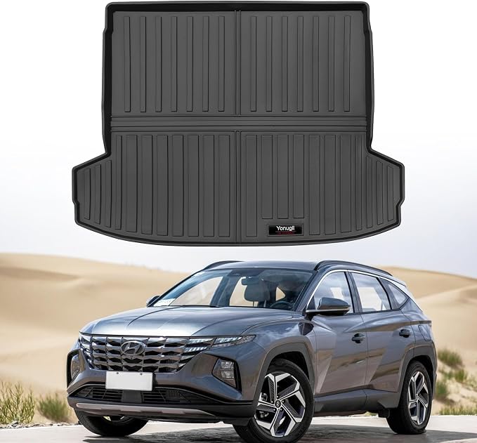 Custom for 2022-2026 Hyundai Tucson Cargo Mats Trunk Liner All Weather TPE Protection Mat Accessories (for 2022-2026 Hyundai Tucson) by Yonugli