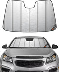 Pigenius Windshield Sunshade for Chevy Cruze 2016-2019 (Gen 2 / New Body), Metallic Silver Finish by Pigenius