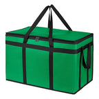 Bodaon Insulated Food Delivery Bag, XXXL Grocery Cooler Bag, Green, 1Pk | Pizza Delivery Bags for Hot/Cold Food, Commercial, Large Capacity Reusable Warming Bag, Catering Warmers for Parties/Picnic by Bodaon
