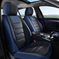Coverado Car Seat Covers, Front Covers for Cars, Car Seat Cover Front Seats, Car Seat Protector Waterproof, Leather Car Seat Cushion, Universal Interior Covers Seat Protectors for Most Cars Blue by COVERADOAUTO