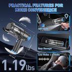 KMM Handheld Car Vacuum Cleaner, 16000PA Air Duster & Hand Held Vacuum | 120W High Power, Cordless, Portable, Rechargeable with Multi-Nozzles & LED Light for Home, Car, Office, Pet - Image 7