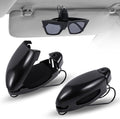 Frienda 2 Pieces Car Sunglasses Visor Clips Holder, Black | Eyeglass Mount for Sun Shade, Car Glasses Organizer, Universal Vehicle Fit, Spring Clip Design, Secures Frames by Frienda