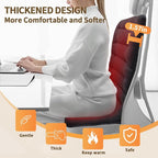 Heated Seat Cushion for Office Chair - Thick and Soft Warm Seat Cover in Winter- Easy Controller to Relieve Fatigue - Comfortable Heating Pad with Power Adapter for Home Etc. - Image 4