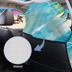 SEANATIVE Breathable Car Seat Towel Cover Sweatproof Automotive Towel - Sweat Towels for Workout, Running & Outdoor Adventures, Beach Turtle Print - Image 6