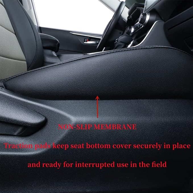 coverdream Custom Seat Covers Compatible with Select Toyota Corolla S,SE,XSE 2014 2015 2016 2017 2018 2019 - Leatherette (Black/Gray,Full Set) - Image 2