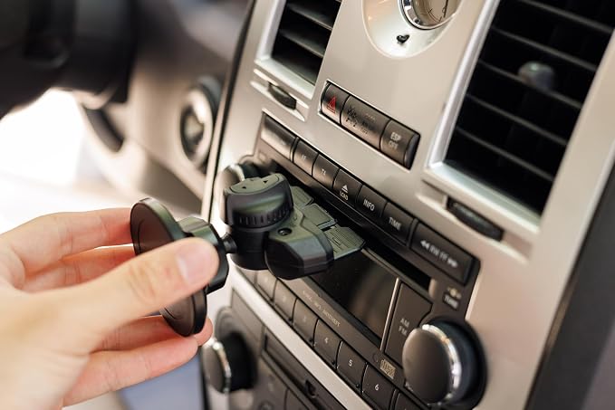 PROfezzion Car CD Slot Magnetic Phone Mount Holder for MagSafe iPhones | Vent Clip Included, No Vibrating, Powerful Magnets Compatible with MagSafe for iPhone 17 16 15 14 13 12 Pro Max & All Phones - Image 8