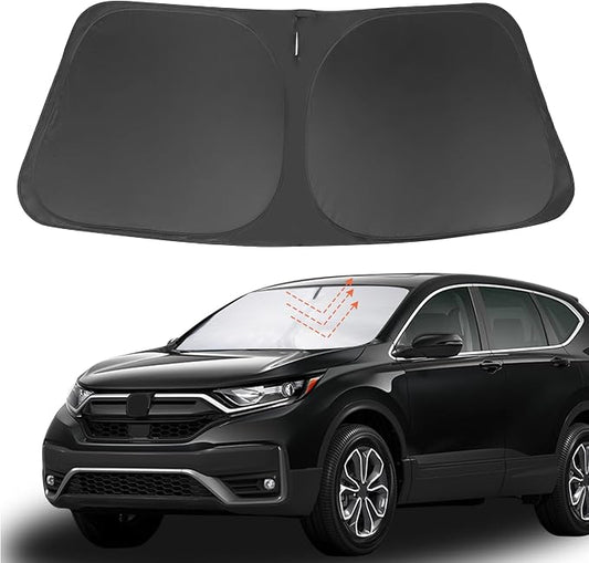 Front Windshield Sun Shade Foldable Car Front Window Sun Shade Windshield Shade Custom Fit for 2017-2022 Honda CRV Block UV Rays Car Accessories Heat Keep Cooler by FannycCargoCover