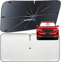 Windshield Sun Shade Umbrella for Acura MDX 2021-2026 Front Window Shield | Heat-Reflective Window Shade, Umbrella Sunshade Cover Blocks Heat, Protects Interior, Vehicle-Specific Precision Fit by Fshaanys