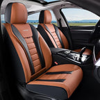 Coverado Car Seat Covers, Front Covers for Cars, Car Seat Cover Front Seats, Automotive Seat Cover, Waterproof, Leather Car Seat Cushion, Universal Interior Covers Seat Protectors for Most Cars by COVERADOAUTO