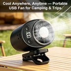 Car Clip on Air Conditioner Fan Portable Mini Personal Fan for Vehicle Umbrella Office Beach Shirt Camping Waist - Image 3