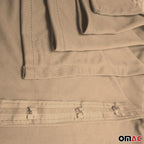 OMAC 54" x 71" Cab Divider Curtain Van Cabin Campervan Kit Beige - Image 8