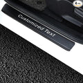4 Pcs Car Door Sill Protector for Mitsubishi Outlander | Customized Text, Decoration Car Door Sill, Paint Protection, Anti-Scratch Decals, Covering scratches, Thickened Material by COOLKEYER