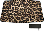 Leopard Print Windshield Sun Shade Umbrella Foldable Animal Car Front Window Sunshade Blocks UV Rays Heat Keep Vehicle Cool (55" x 27.5") - Image 6