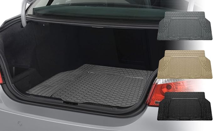 FH Group ClimaProof Universal Cargo Mat – All-Weather, Trimmable Trunk Mat (55" W x 31.5" D) – Fits Most Cars, SUVs & Trucks – Black - Image 7
