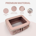 Clear Makeup Bag with Mini Cosmetic Bags,Travel Toiletry Bag for Women,Portable Cosmetic Bag Case, Transparent Waterproof Cosmetic Organizer Storage Bag for Women Men - Image 3
