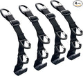 Car Headrest Hooks, Backseat Storage Organizer Hangers, Universal Vehicle Seat Back Hooks, 4 Pack by BEATUNEE