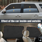 ZATOOTO Car Window Shades for Toyota 4Runner 2017-2024,100% Block Light | 4 Pcs Magnetic Car Window Covers,Privacy Curtains,Side Window Sun Shade for Baby Breastfeeding, Sleeping, Camping - Image 5
