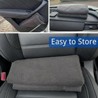 Waterproof Car Seat Cover for Front Seats, Protector for Cars SUVs Trucks, Sweat Towel Seat Covers Bucket for Gym,Workout,Beach,Hiking,Running(Grey,Rear Bench Seat Towel) - Image 3