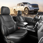 Coverland Premium Custom Fit Truck Car Seat Covers Front Seats Waterproof | Airbag Compatible Non-Slip Seat Cover for RAM 1500, 2500, 3500, 2019-2024 RAM 1500 Classic [Black - Size Chart A24] by Coverland
