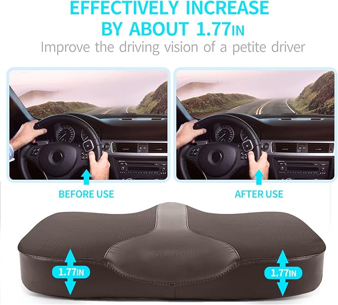 Car Seat Cushion, Comfort Memory Foam Seat Cushion for Driving - Image 2