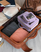 Travel Clear Makeup Bag Set, TSA Approved Cosmetic Bag Case with Zipper Portable Makeup Pouch Toiletry Bag Traveling Cosmetic Organizer Storage Bag Car Organizer Car Essentials - Image 7