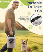 Pet Food Storage Bag for Travel - Transparent Leak-Proof Dog Food Container with Roll-Top Closure, Keeps Kibble Fresh for Camping Trip, Dog Boarding, Weekend Getaways (14 Cups+bowl) - Image 2