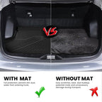 LASFIT Cargo Mat for Subaru Forester 2024 2023 2022 2021 2020 2019 | All Weather Custom Fit Anti-Slip Pet Friendly Easy Clean TPE Trunk Mat Cargo Tray Liner Accessories, Black - Image 5