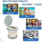 SunnySmile,Travel Potty,Car Potty for Toddler,Portable Toilet for Kids | Portable Toilet for Kids with 45 Liners,for Toddler Travel, Camping, Foldable, Indoor/Outdoor Use - Image 3