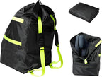 Flylin Car Seat Travel Bag,Double Waterproof Oxford Gate Check Bags | for Most Infant Carseat,Infant Carriers,Booster Seats,with Padded Backpack Shoulder Strap, 85x43x43cm by Flylin
