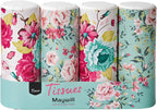 Chic Facial Tissue Holder for Car Cup Holder - Travel Tissue Tubes Box Container (3-ply, 4 Pack, 200 Sheets) by MAYWILL