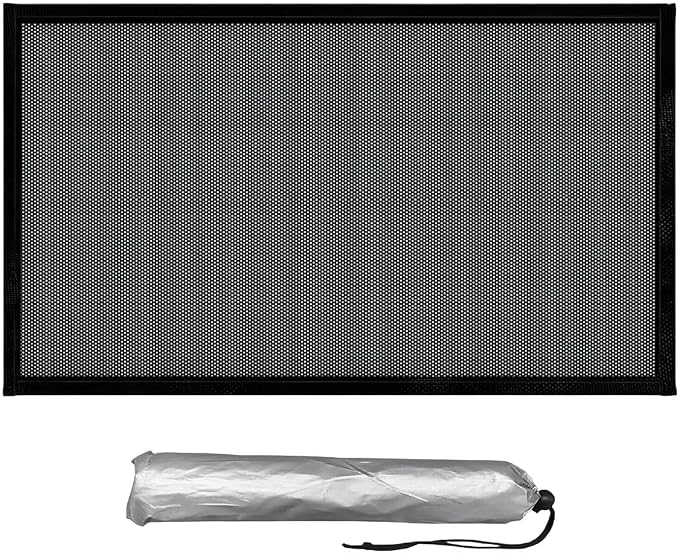 Magnetic Car Sunroof Sun Shade Breathable Mesh (37.4 × 21.7 in) | UV Protection Auto Moonroof Screen Cover, Universal Quick Install Vehicle Window Mesh Bug Net Accessory for Camping, Parking by Unknown