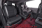 Full Set Car Seat Covers for Honda Odyssey 2018-2022,7-Seater,Faux Leather | for LX Only,2nd Row Captain Seats,Luxury Waterproof Seat Protector,Fit Like A Glove(Black) - Image 2