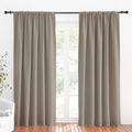 RYB HOME Large Blackout Curtains for Bedroom Living Room 84 inches Long | Thermal Insulated, Privacy, Drapes for Large Window, Triple-weave Fabric, For Better Sleep, W70 x L84, Sand, 2 Panels by RYBHOME