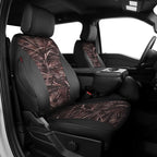 EKR F150 Seat Covers Custom Fit for (SuperCab) Ford F-150 STX 2024-2026 & F150 XL/XLT 2021-2026 & Lariat 2021-2022 Full Set,(2 Door,Rear W/NO Armrest) Faux Leather(Black/Reed Camo) by EKR