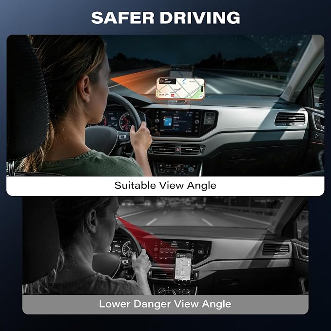 APPS2Car 2 Pack for Magsafe Car Mount, Dashboard Magnetic Car Phone Holder | Powerful Magnetic Hold, Includes metal rings for non-MagSafe phones, One-Hand Operation, 3M VHB Adhesive, 360° Rotation - Image 4