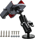 Cell Phone Mount Holder for Boat/Truck/Wall/Desk/Car/Van Dashboard, 360°Rotation & Secure Lock Clamp Stand with Drill-Base Mount Compatible with 4"-7.2" iPhone/Huawei/HTC/LG/Nexus/Samsung by Elsteia