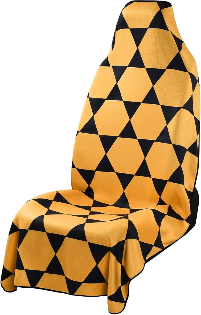 FLORICH Towel Car Seat Covers, Car Seat cover Protector Front Seats, Car Seat Cover Towel for Post Gym Workout, Running, Swimming and Beach, Non-Slip Car Seat Towel Covers Fit for Most Cars Trucks SUV by FLORICH