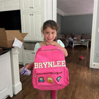 Custom Name Embroidered Backpack Set with Lunch Bag, Personalized Nylon Daypack, Multi-Purpose Casual Backpack for Travel Campus Daily Use - Image 5
