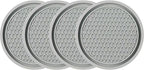 ZSDY Car Cup Coaster, 4PCS Universal Auto Non-Slip Cup Holder Embedded in Ornaments Coaster, Car Interior Accessories Sets, Grey - Image 3