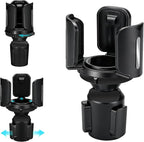 Car Cup Holder Expander, Auto Cup Organizer Expander Holder, Auto Insert Cup Holders with Adjustable Base, Automatic Car Cup Holder Expander Holds Large Water Bottles for Most Coffee Mugs by Unknown