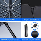 Car Windshield Sun Shade Umbrella, Foldable UV Rays Protector & Heat Block Reflector Retractable Front Window Sun Shades Umbrella Shield (57 * 29.5inch, Large) - Image 6